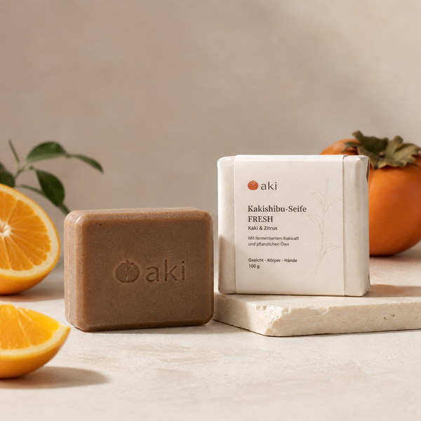 aki – Savon Kakishibu FRAIS (Kaki & Agrumes)
